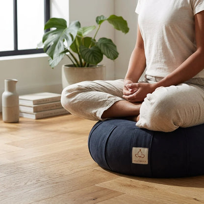 Cotton Supportive Meditation Pillows For Comfort