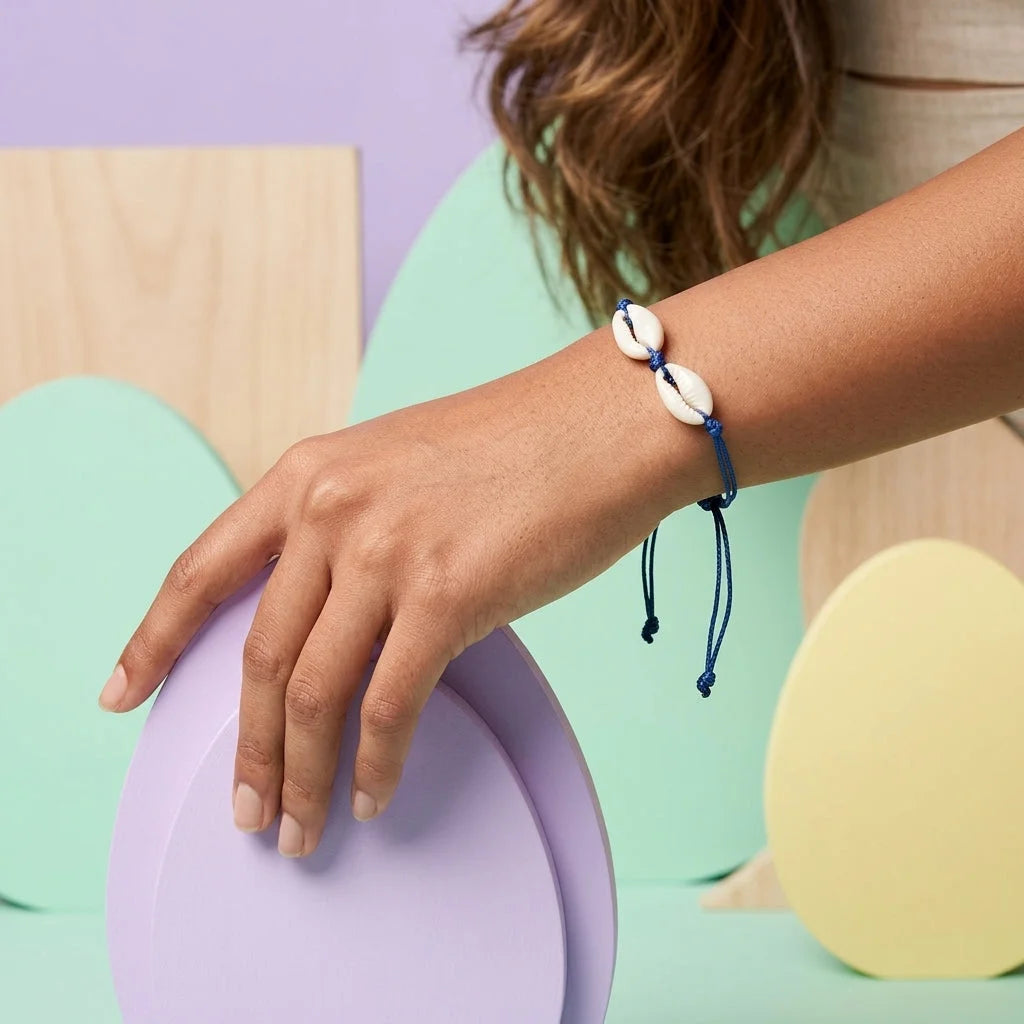 Cowrie Shell Ankle Bracelet With Starfish Charm