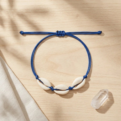 Cowrie Shell Ankle Bracelet With Starfish Charm
