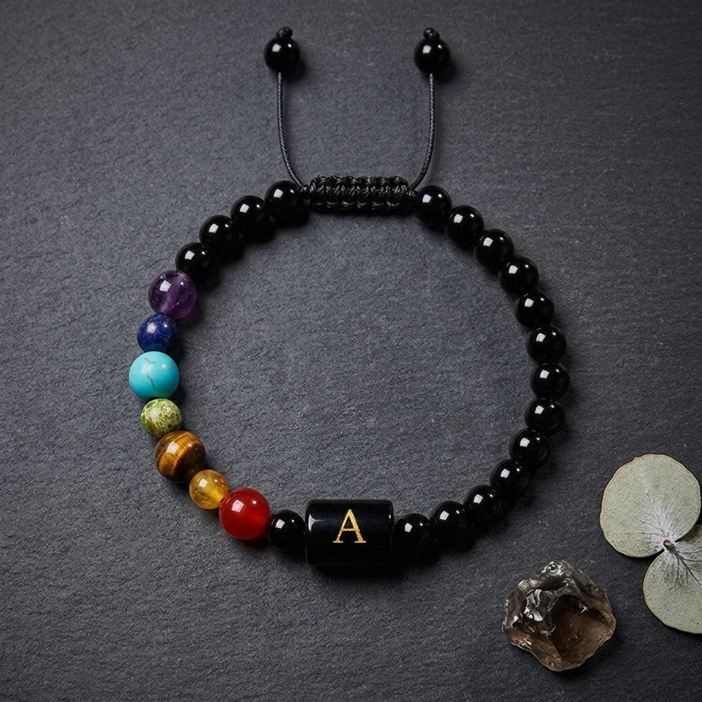 Custom Beaded Bracelets With Natural Stone Charm