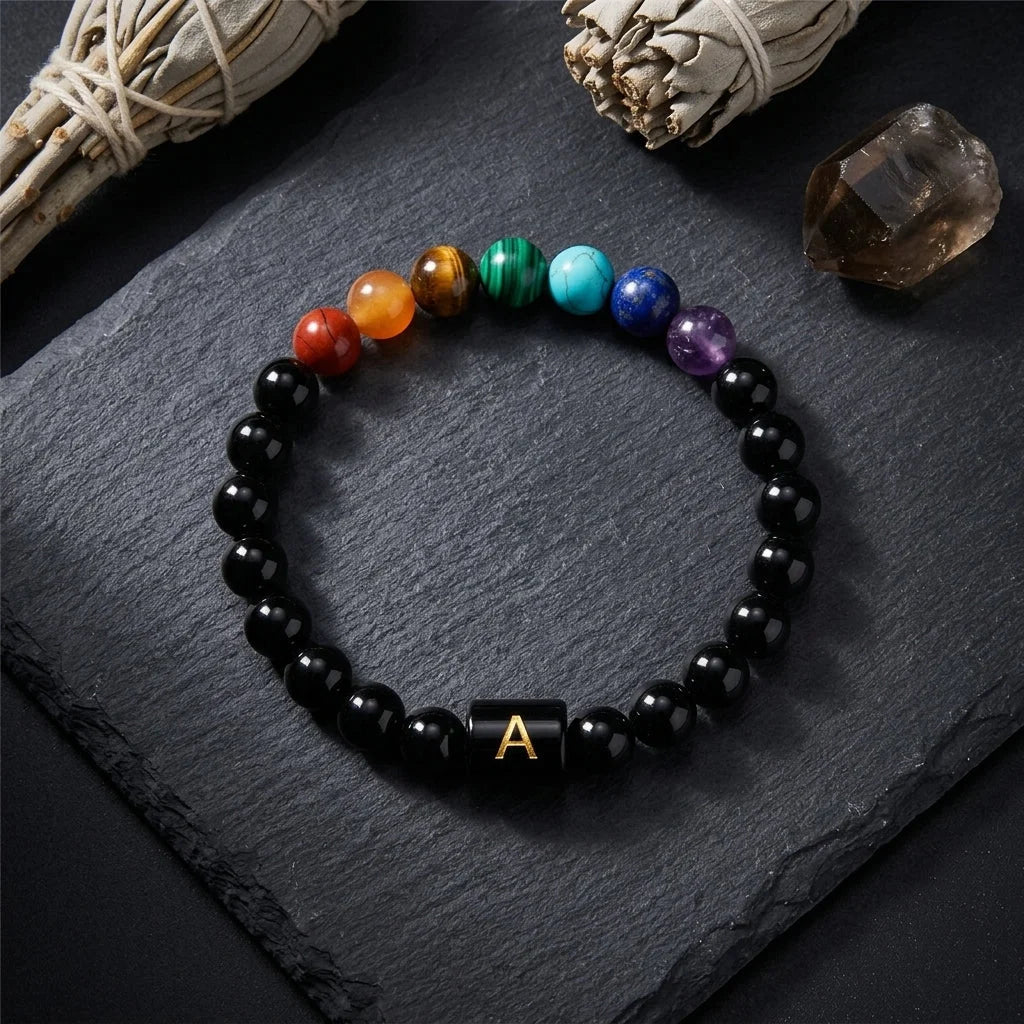 Custom Beaded Bracelets With Natural Stone Charm