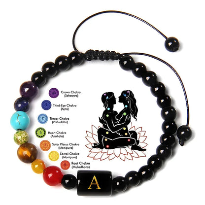 Custom Beaded Bracelets With Natural Stone Charm