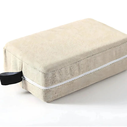 Custom Fit Yoga Block Cover For Stylish Protection - Beige
