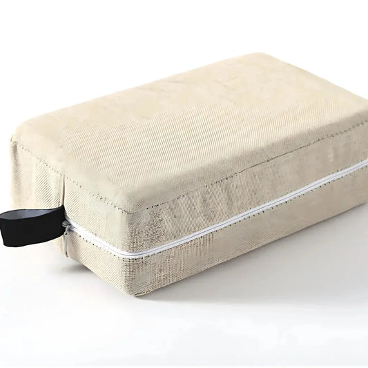 Custom Fit Yoga Block Cover For Stylish Protection - Beige