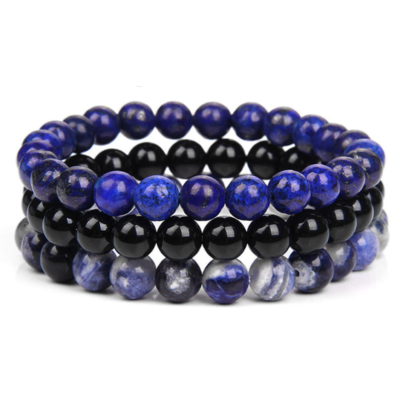 FASHION YOGA BEAD BRACELETS STACKABLE SET FOR WOMEN