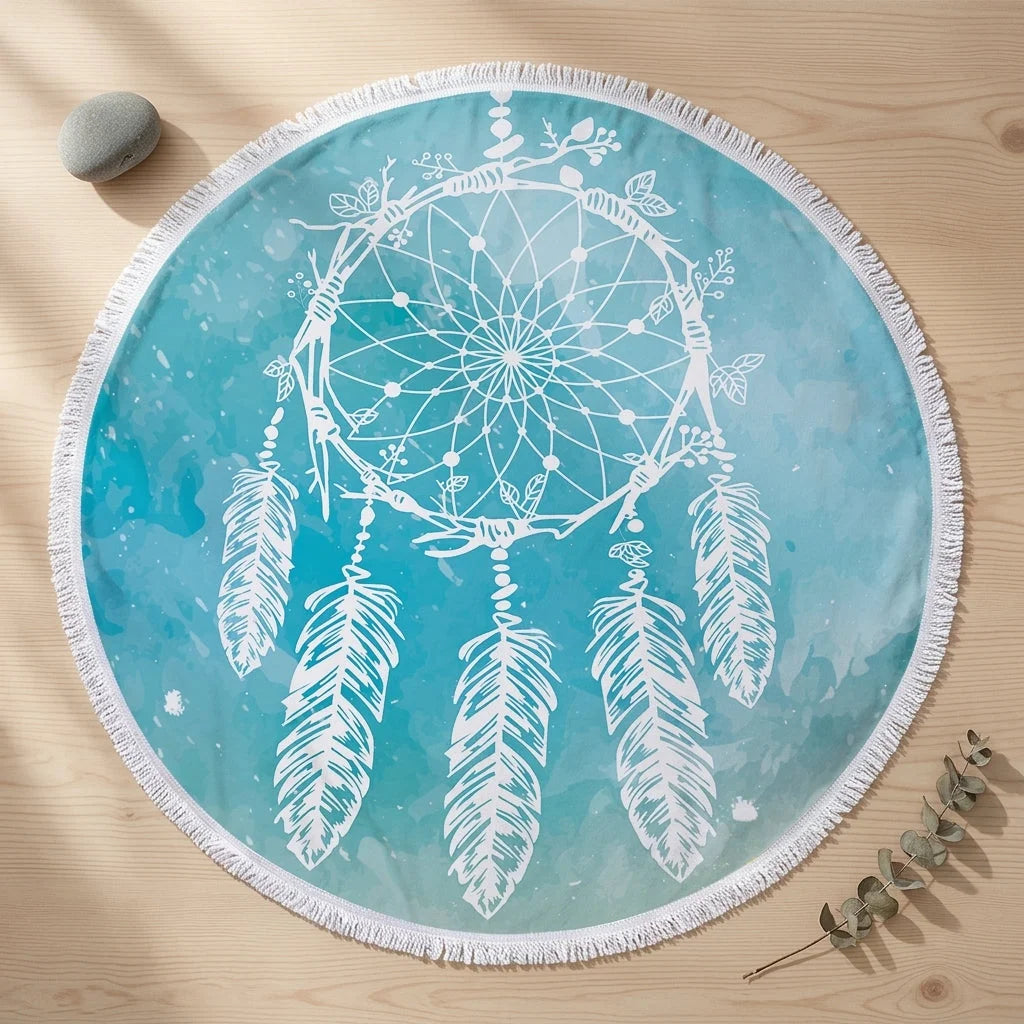 Dreamcatcher Print Carpet Yoga Mat For Mindful Flow