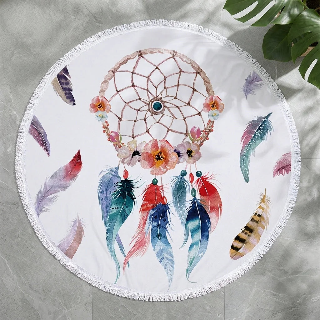 Dreamcatcher Print Carpet Yoga Mat For Mindful Flow