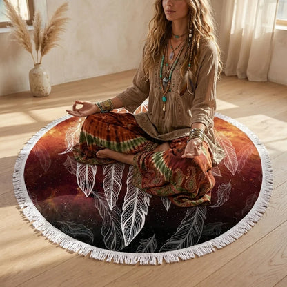 Dreamcatcher Print Carpet Yoga Mat For Mindful Flow