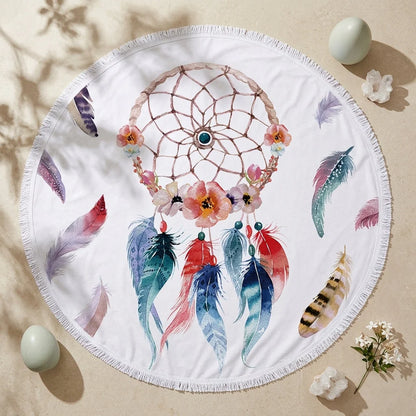 Dreamcatcher Print Carpet Yoga Mat For Mindful Flow