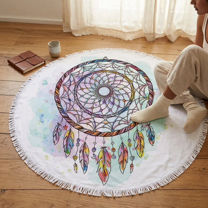 Dreamcatcher Print Carpet Yoga Mat For Mindful Flow