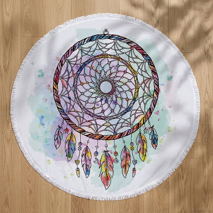Dreamcatcher Print Carpet Yoga Mat For Mindful Flow