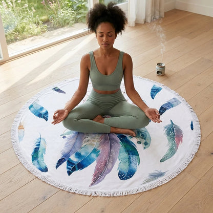 Dreamcatcher Print Carpet Yoga Mat For Mindful Flow
