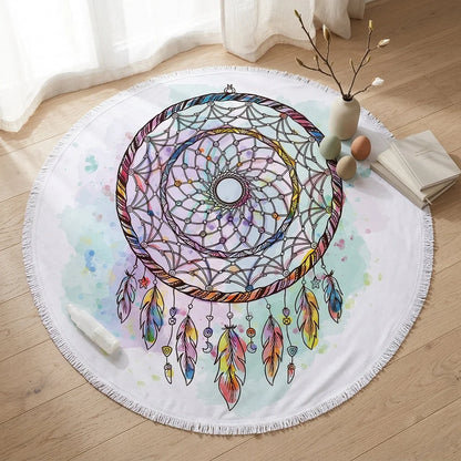 Dreamcatcher Print Carpet Yoga Mat For Mindful Flow
