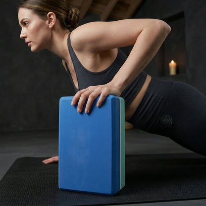 Dual-Tone Yoga Blocks Bricks For Balanced Support