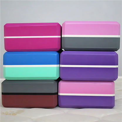 Dual-Tone Yoga Blocks Bricks For Balanced Support