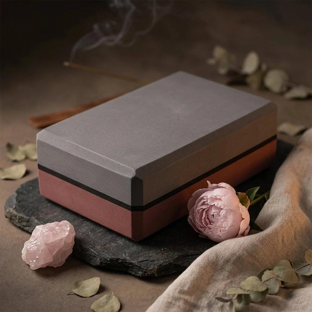 Dual-Tone Yoga Blocks Bricks For Balanced Support