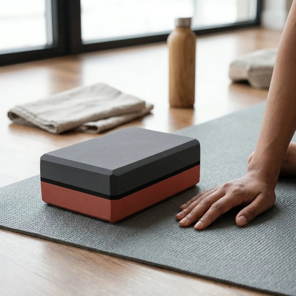 Dual-Tone Yoga Blocks Bricks For Balanced Support