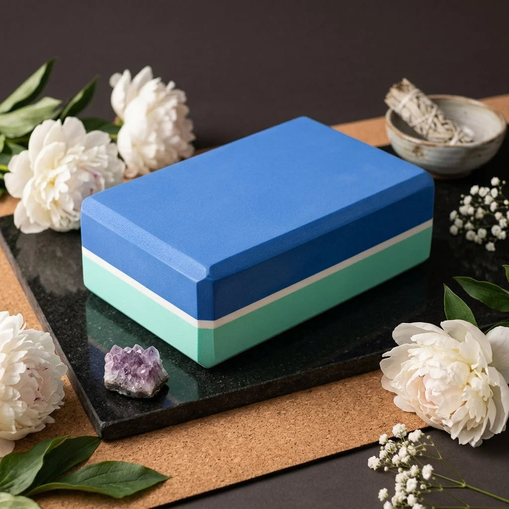 Dual-Tone Yoga Blocks Bricks For Balanced Support