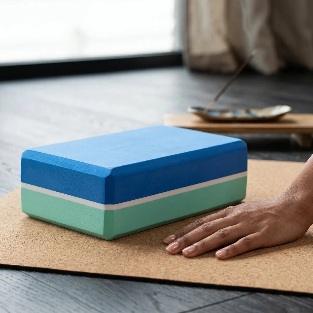 Dual-Tone Yoga Blocks Bricks For Balanced Support