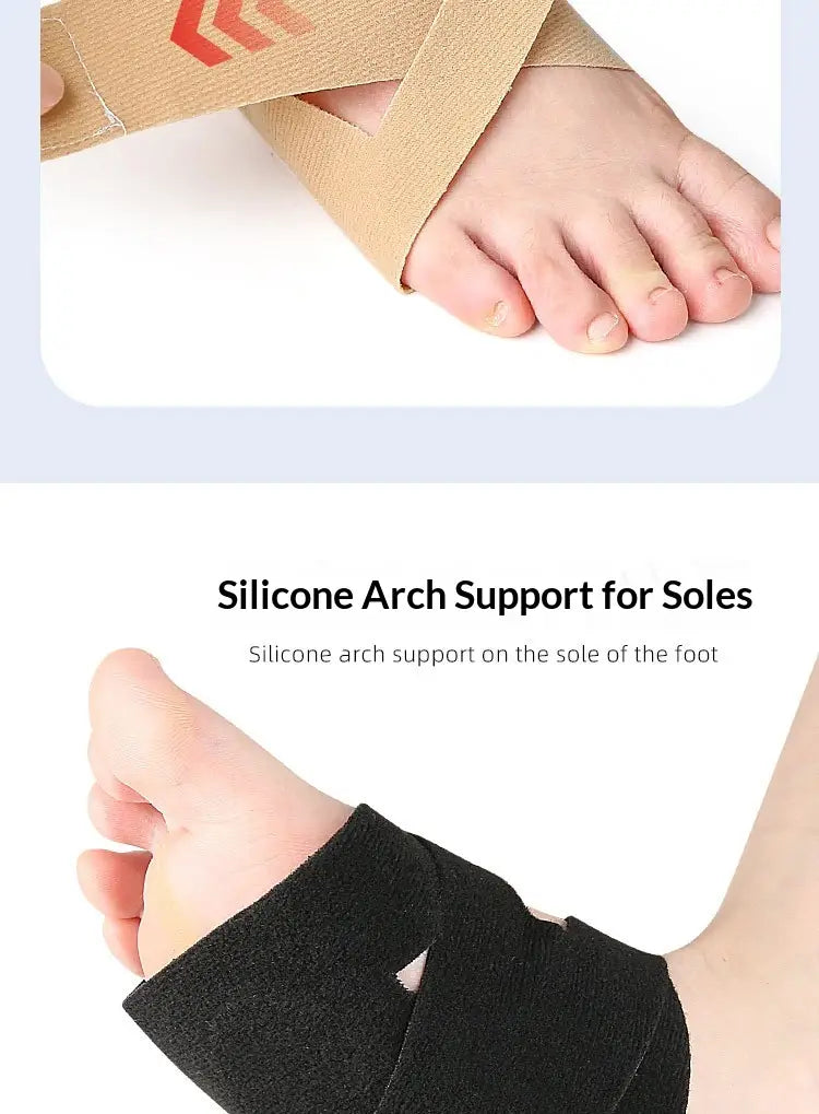 Arch Support Sleeve With Silicone Straps For Daily Balance