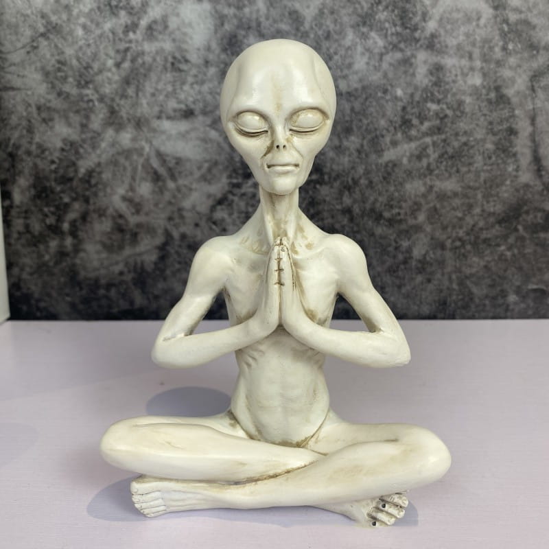 Minimalist Resin Yoga Statue For Home Zen Decor