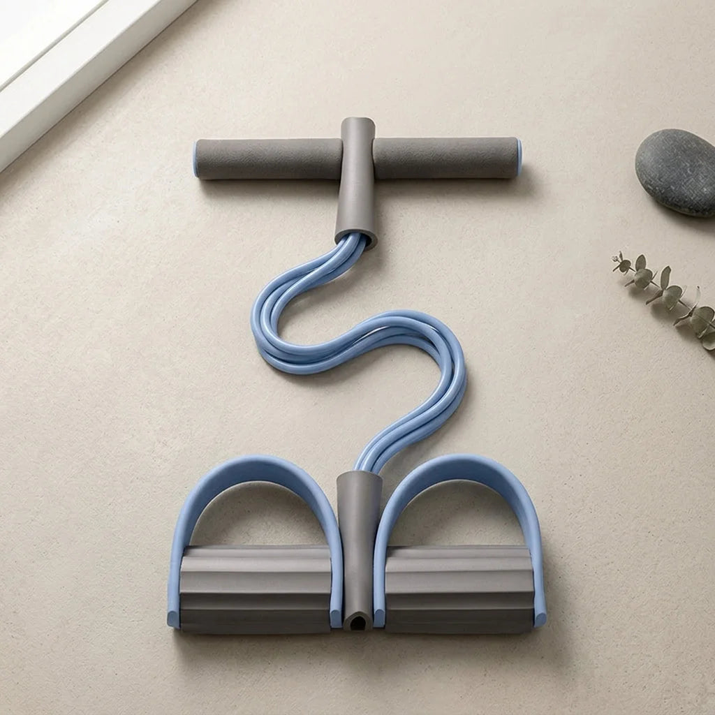 Elastic Band Fitness Equipment With Pedal Puller Set