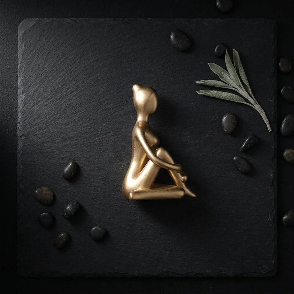 Elegant Minimalist Yoga Ornament For Mindful Spaces