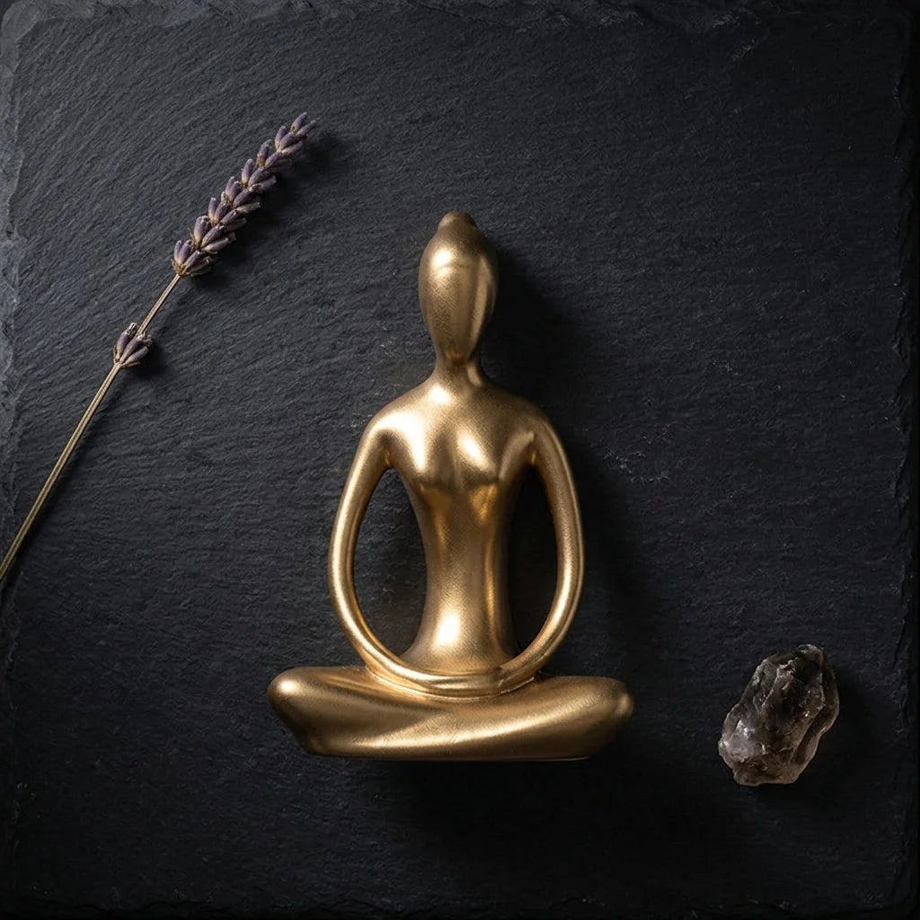 Elegant Minimalist Yoga Ornament For Mindful Spaces
