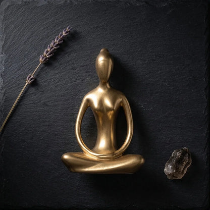 Elegant Minimalist Yoga Ornament For Mindful Spaces