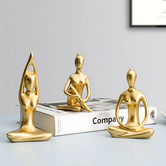 Elegant Minimalist Yoga Ornament For Mindful Spaces