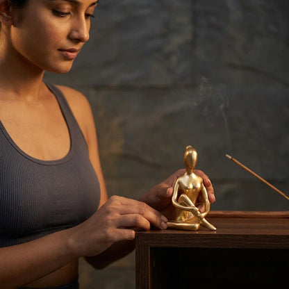 Elegant Minimalist Yoga Ornament For Mindful Spaces