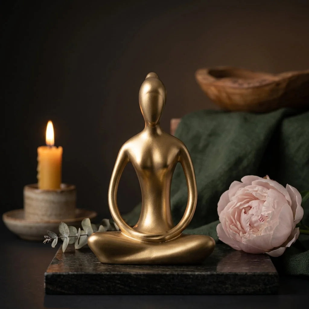 Elegant Minimalist Yoga Ornament For Mindful Spaces