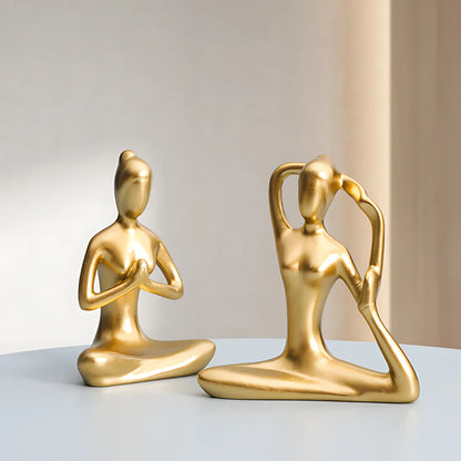 Elegant Minimalist Yoga Ornament For Mindful Spaces