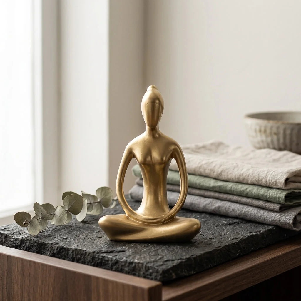 Elegant Minimalist Yoga Ornament For Mindful Spaces