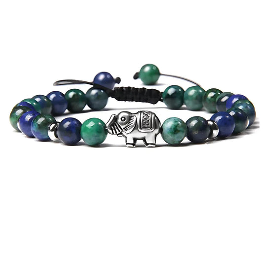 Elephant Charm Gemstones Bracelets For Balance - 1 Style