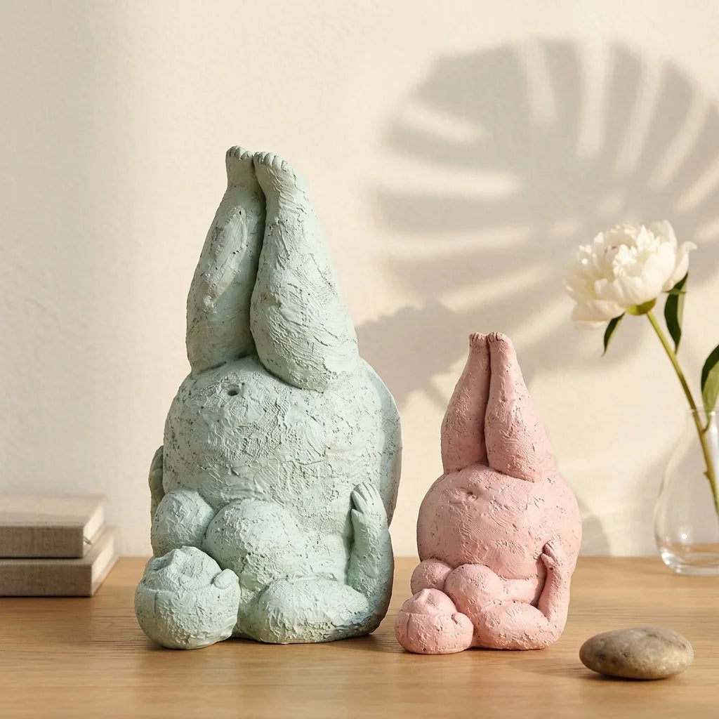 Empowering Chubby Yoga Figurines For Joyful Spaces