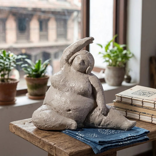 Empowering Chubby Yoga Figurines For Joyful Spaces