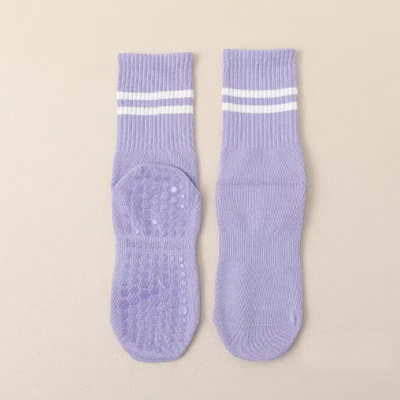 ANTI SLIP YOGA SOCKS WITH MID-CALF DESIGN