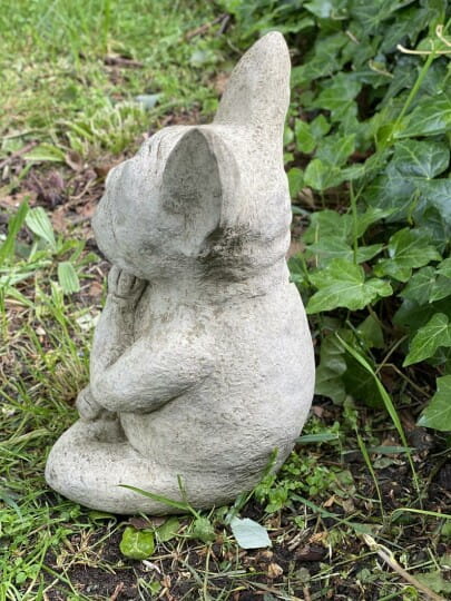 SERENE MEDITATION DOG YOGA STATUE FOR HOME AND GARDEN