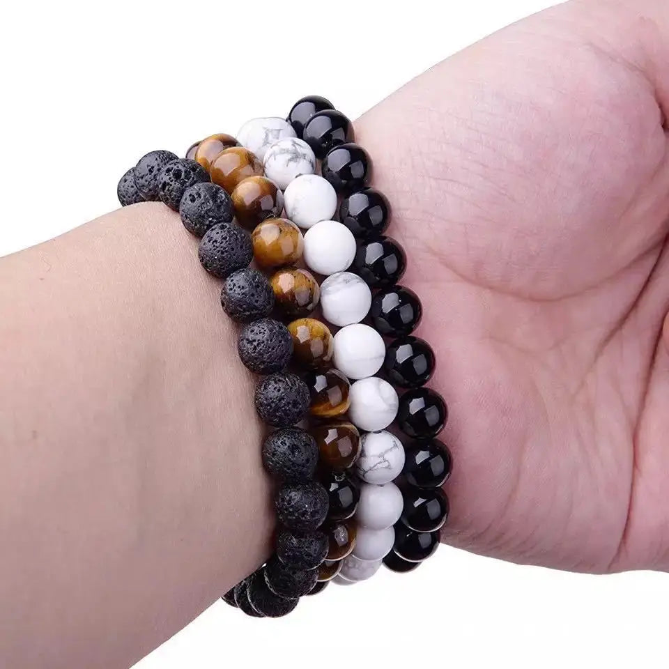 SPIRITUAL ENERGY STRETCH BEADED BRACELET FOR BALANCE