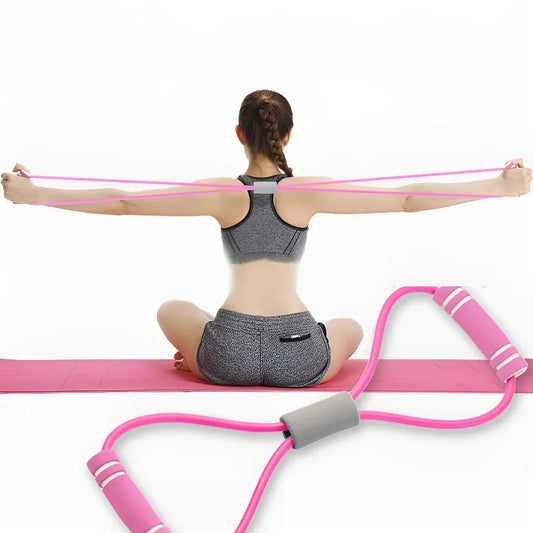 Figure 8 Yoga Exercise Bands For Posture And Strength