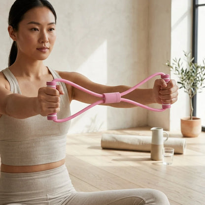 Figure 8 Yoga Exercise Bands For Posture And Strength