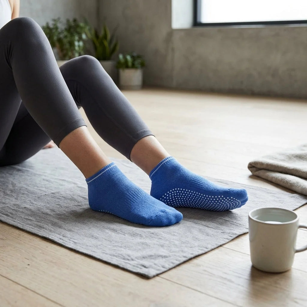 Five Toe Barre Yoga Socks For Grip And Balance