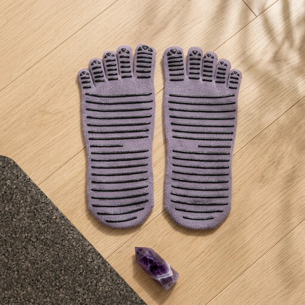 Five Toe Grip Yoga Socks For Women