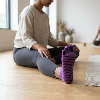 Five Toe Grip Yoga Socks For Women