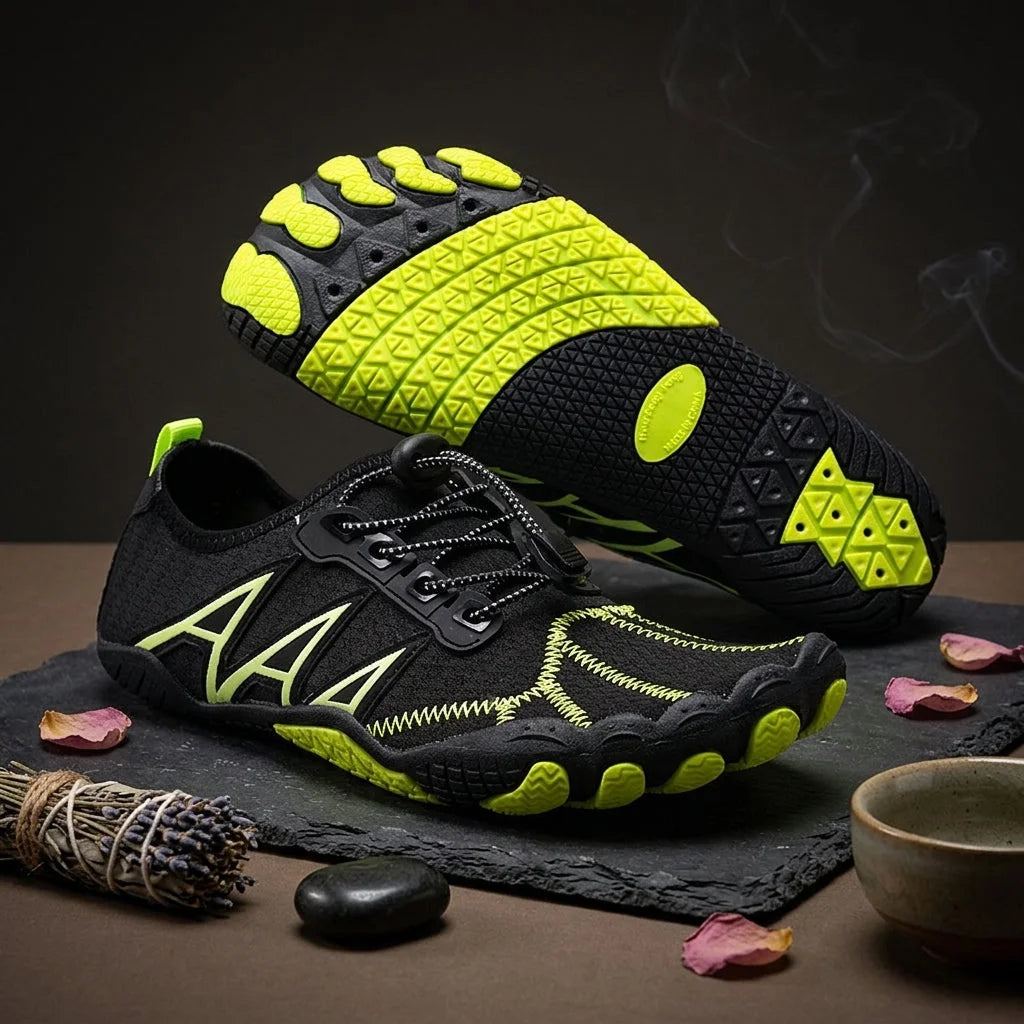Flexible Yoga Shoes For Men With Elastic Slip-On Fit