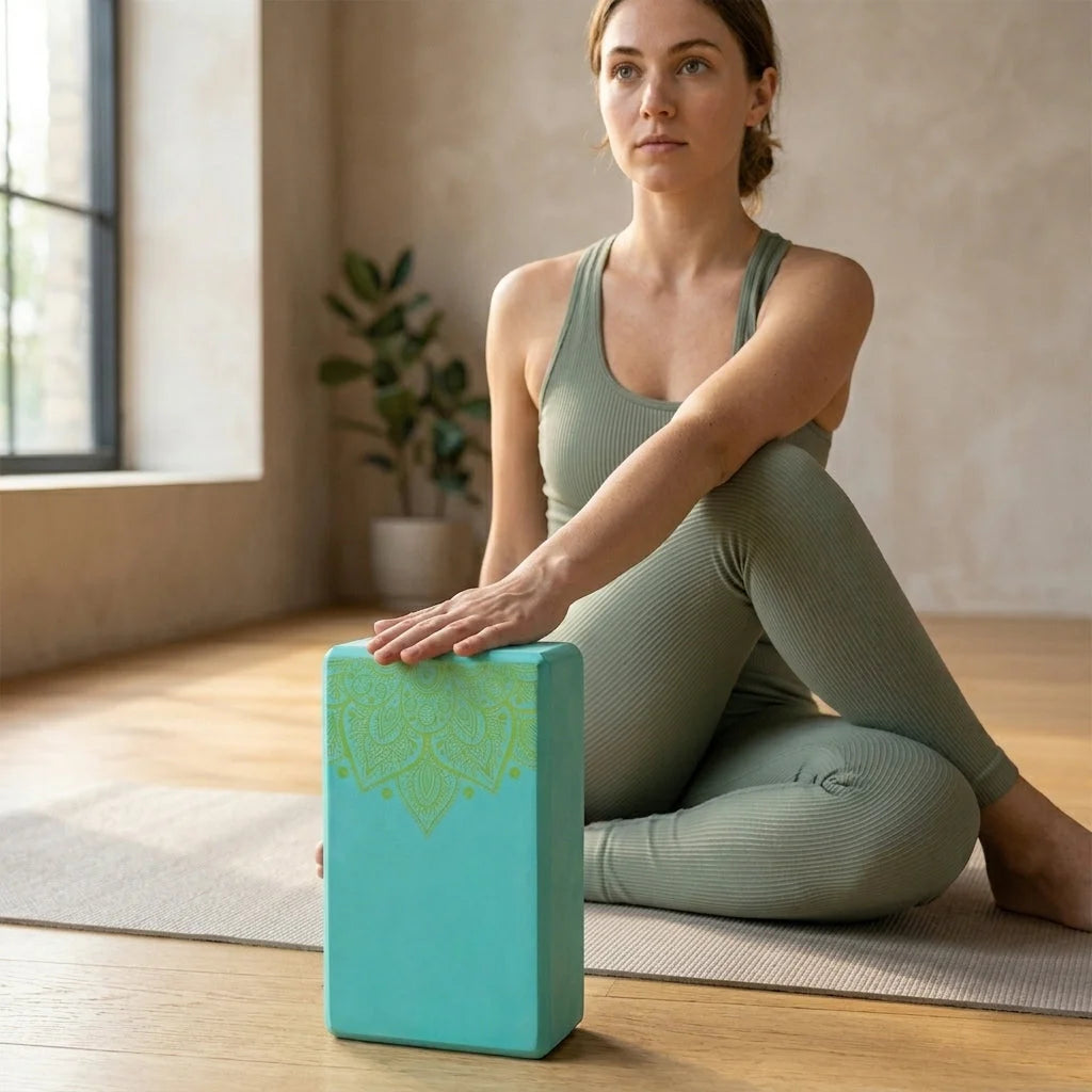 Foam Block Yoga Prop For Stability And Comfort