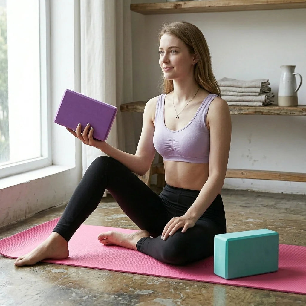 Foam Exercise Blocks For Yoga And Flexibility Training