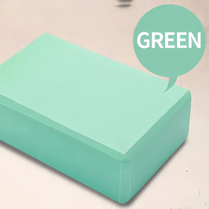 Foam Exercise Blocks For Yoga And Flexibility Training - Green