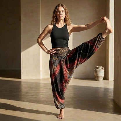 Free Flow Drop Crotch Pants Women Yoga Wear